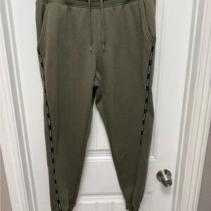 Bebe Sweatpants Women’s XL Olive Waist Tie Lounge Active Sports (17-1)